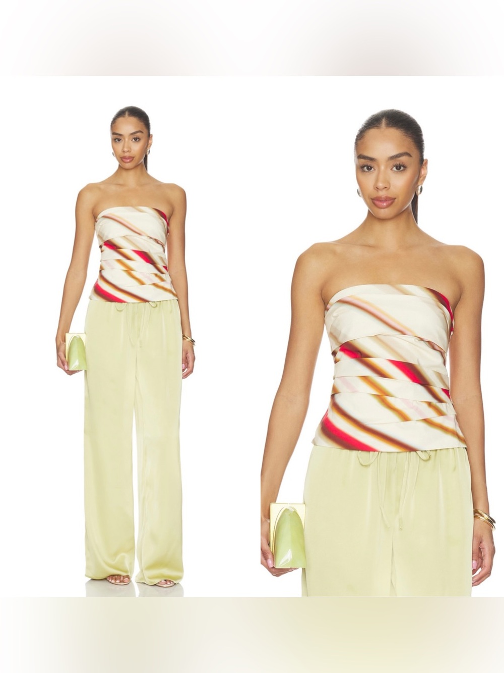 NWT SOVERE STUDIO Cyrus top in Latte